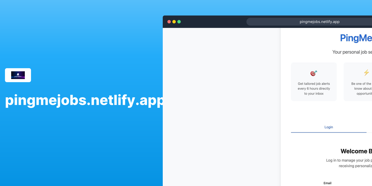 PingMeJobs - Skip the noise. Get jobs that matter, right from the source. media 10