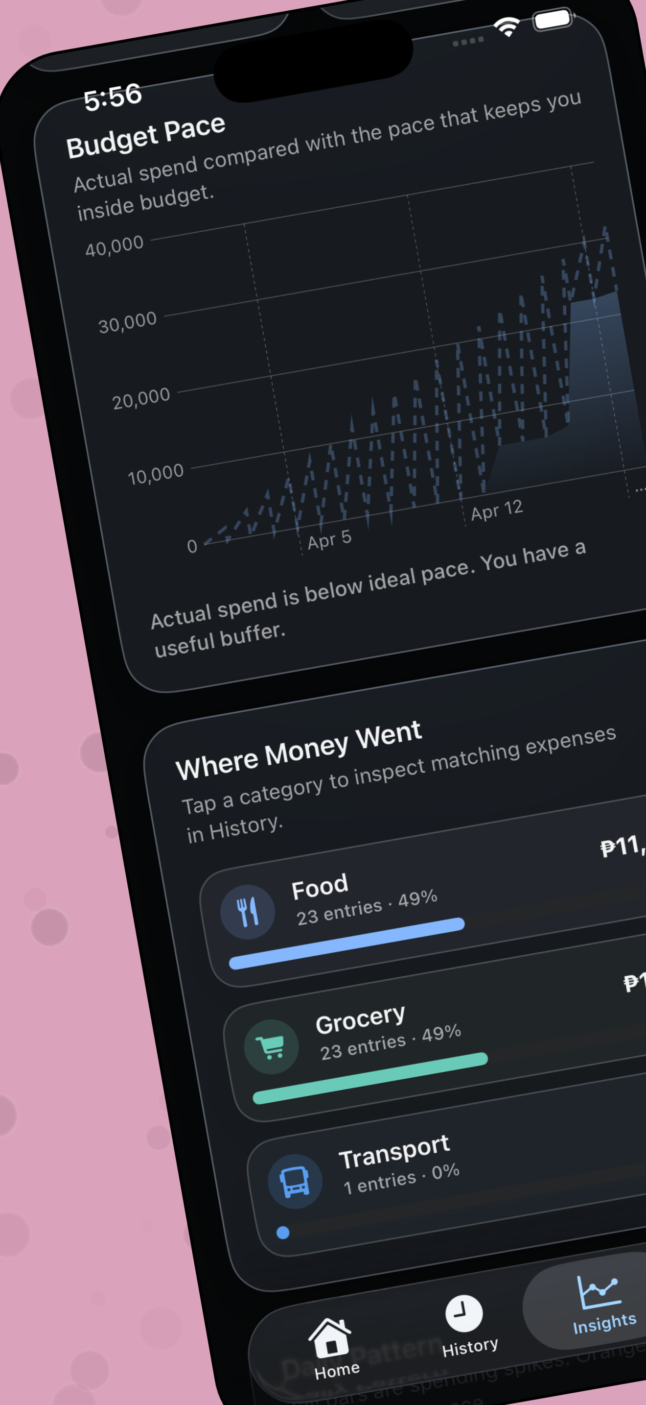 Boink - track spending in 2 taps gallery image