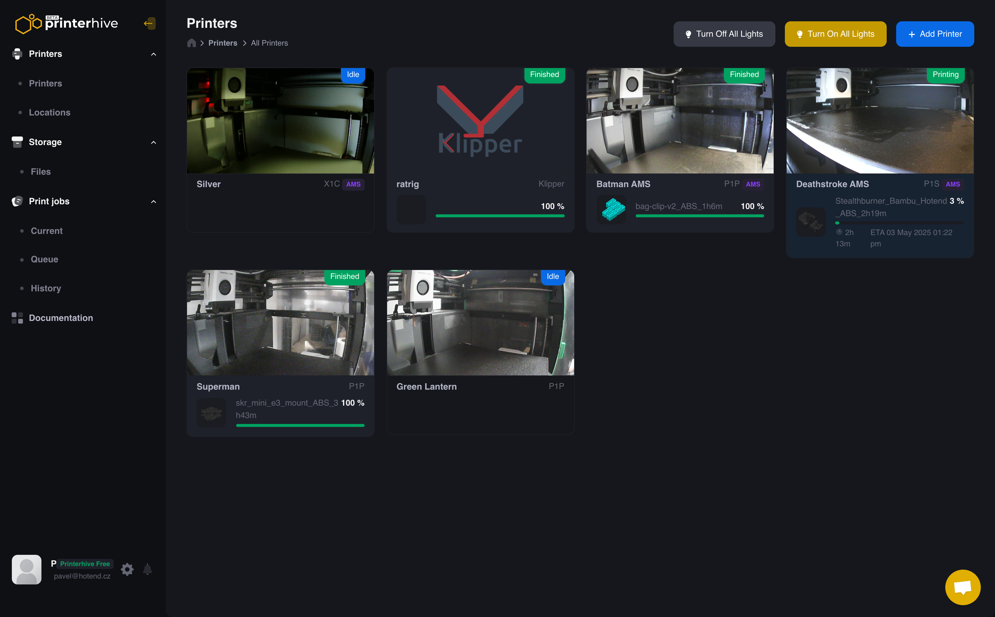 Printerhive.com - 3D 프린팅 소프트웨어 : 프린터를 더 안전하고 빠르게, 더 똑똑하게 관리합니다 미디어 1