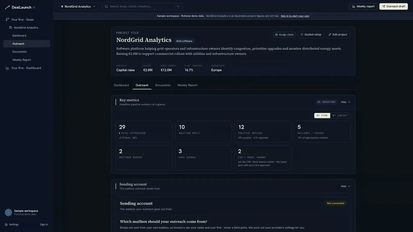 DealLaunch AI screenshot 1 (video preview)