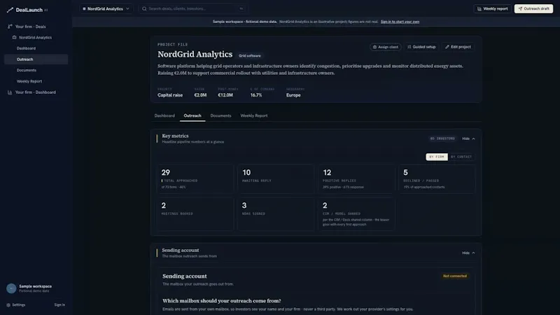 DealLaunch AI screenshot 1 (video preview)