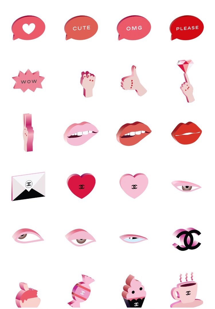 CHANEL Rouge Coco Stickers gallery image