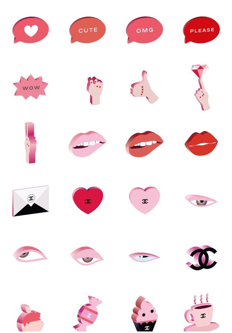 CHANEL Rouge Coco Stickers media 1