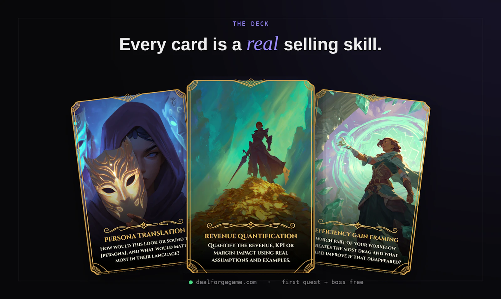 DealForge Sales Training Game screenshot 2