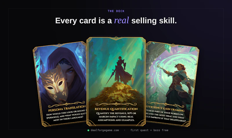 DealForge Sales Training Game screenshot 2