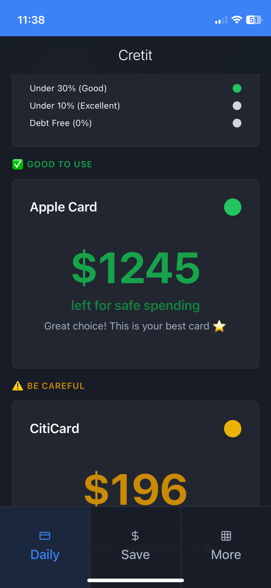 Daily Credit Card Tr... logo