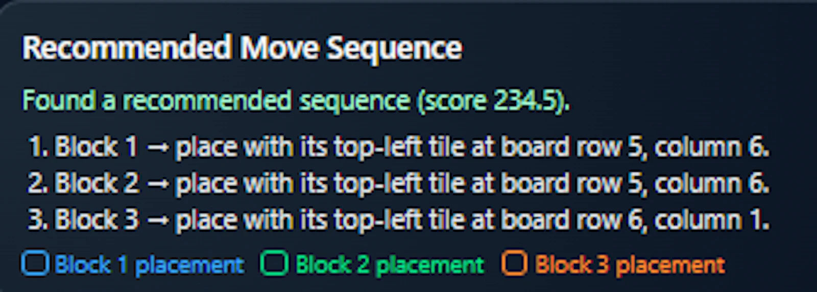 Block Blast Solver screenshot 1