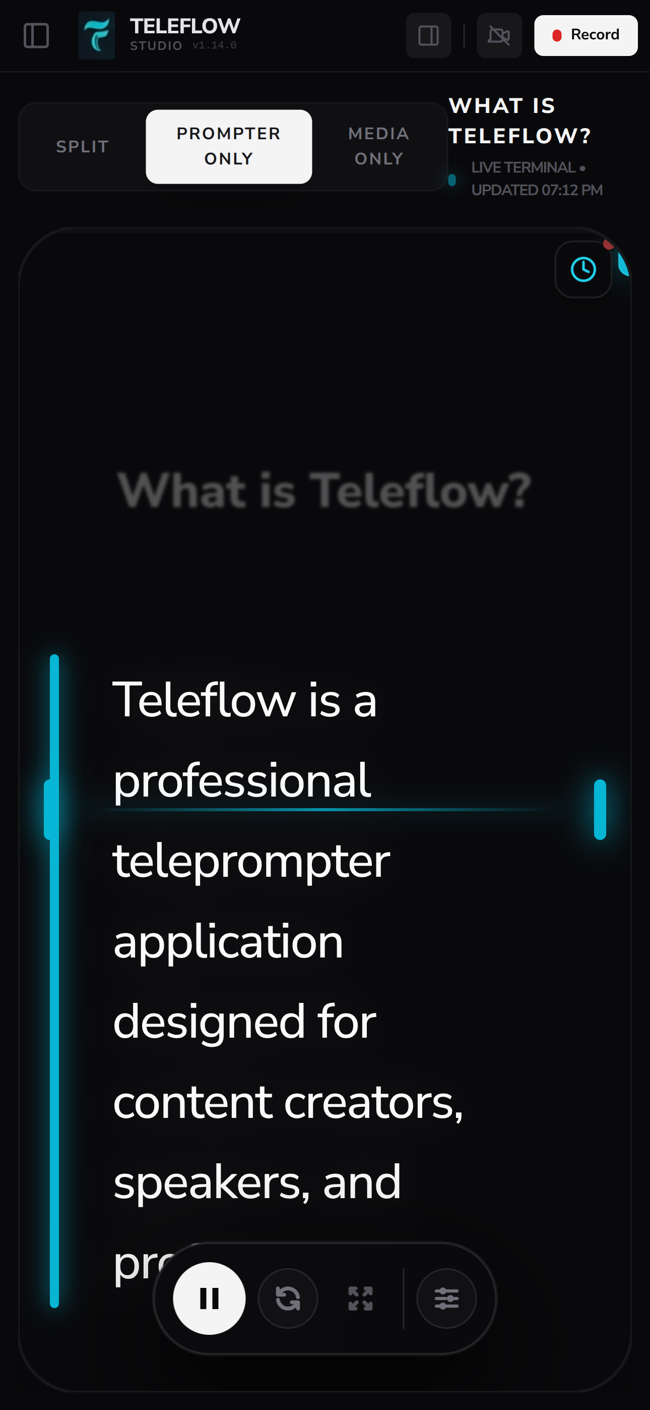 Teleflow - Screenshot 3 showing product features and functionality