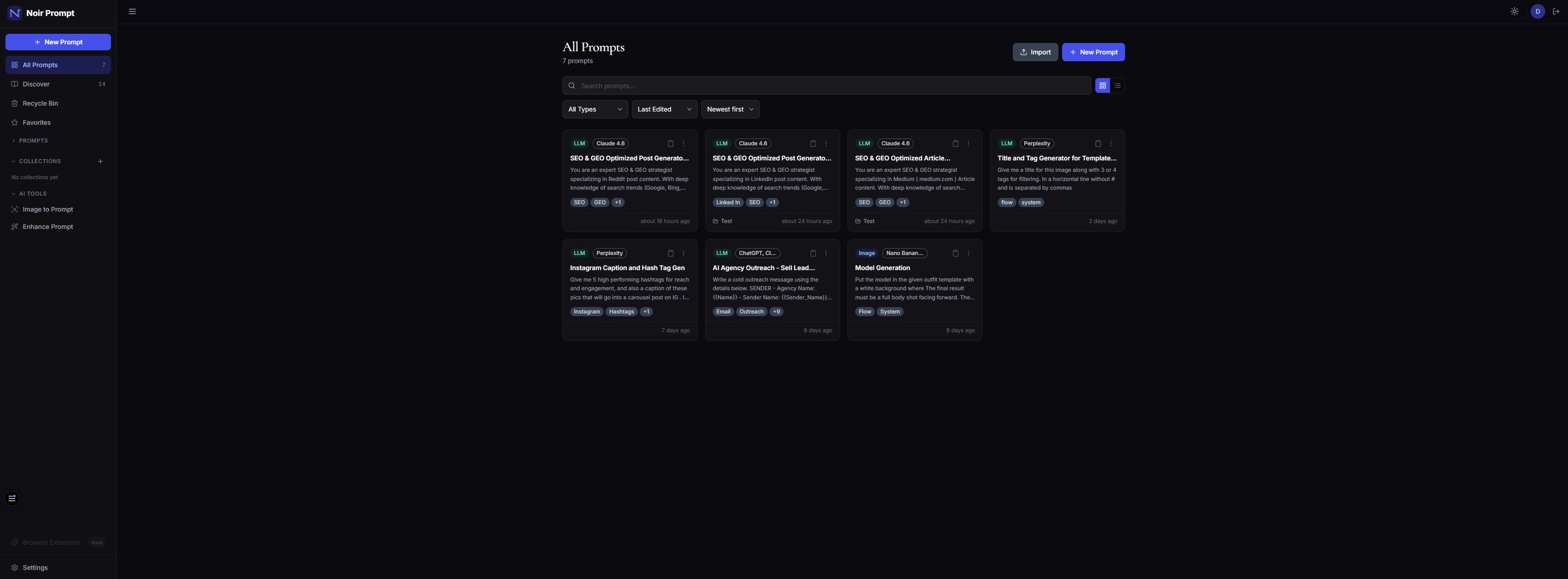 Noir Prompt gallery image