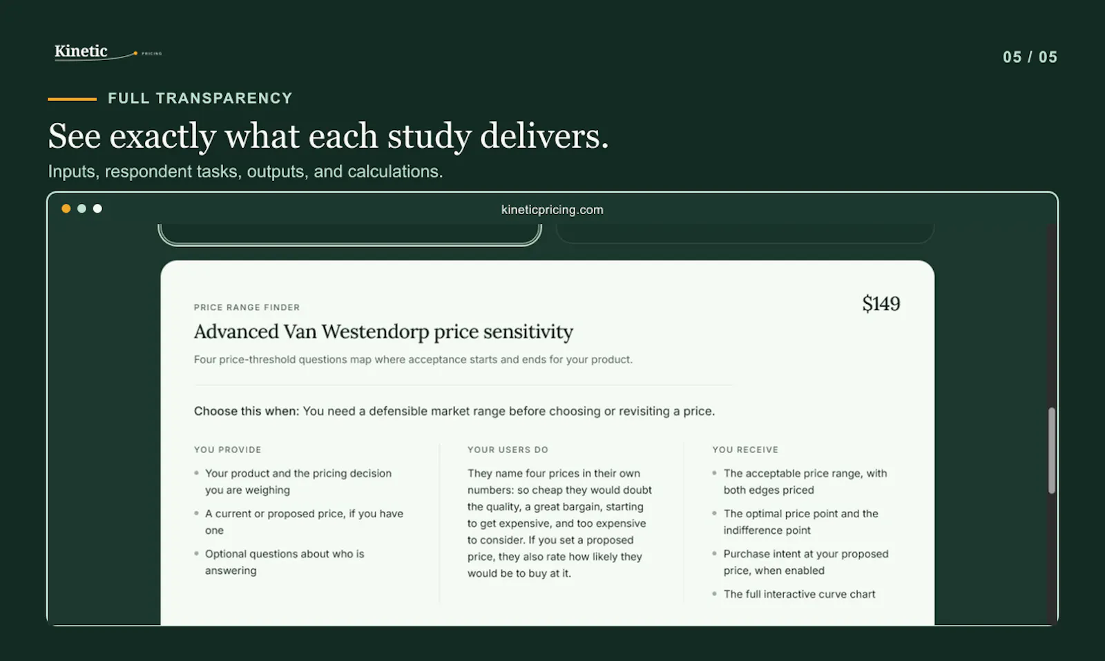 Kinetic Pricing screenshot 7