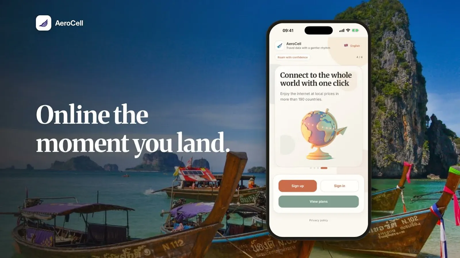 AeroCell: Affordable eSIMs screenshot 1 (video preview)