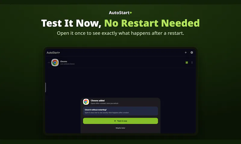 AutoStart+ screenshot 6