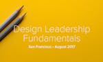 Design Leadership Workshop in SF image