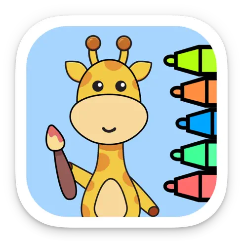 Colouring and drawing for kids logo