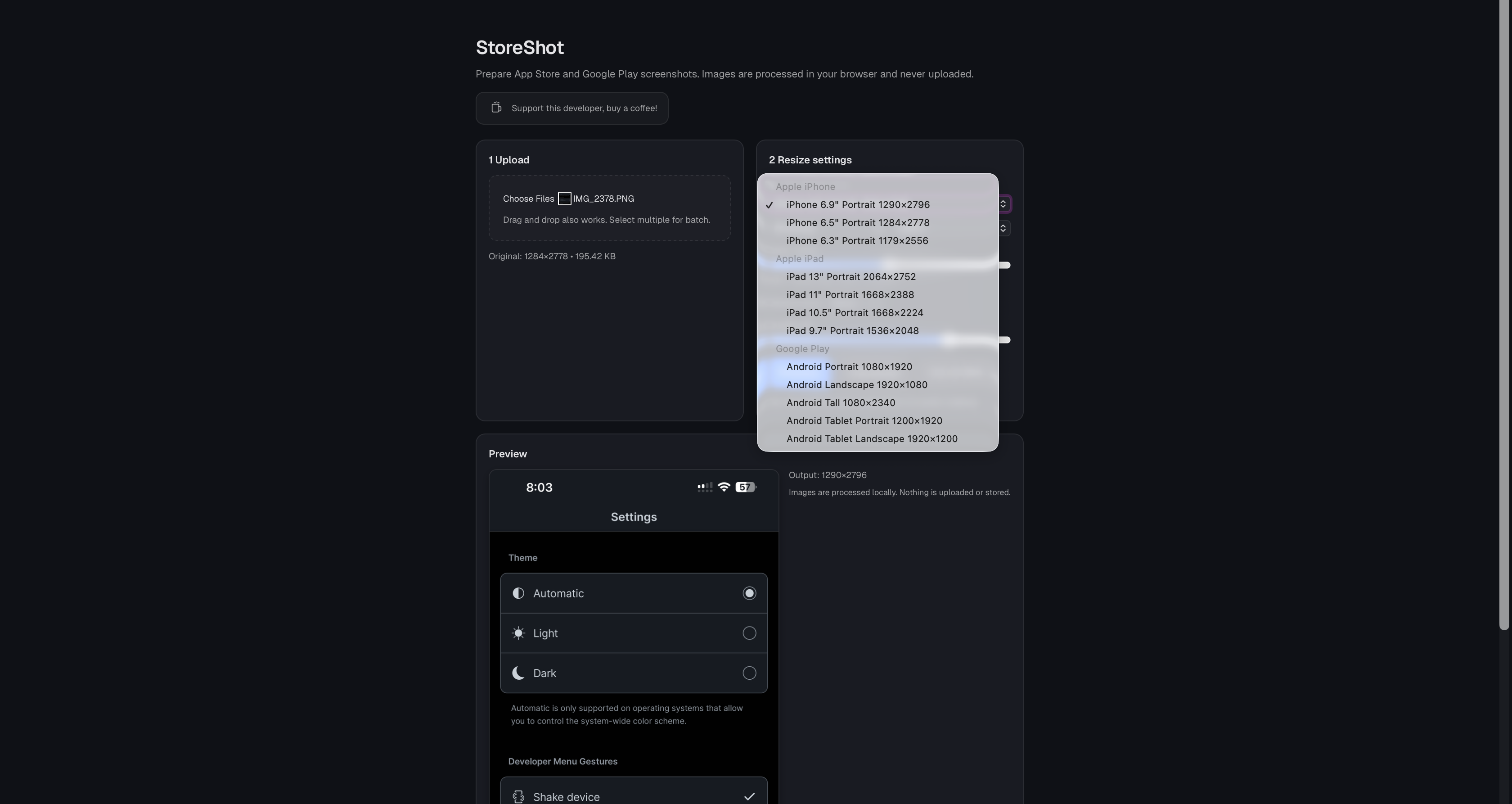 StoreShot - Screenshot 3 showing product features and functionality