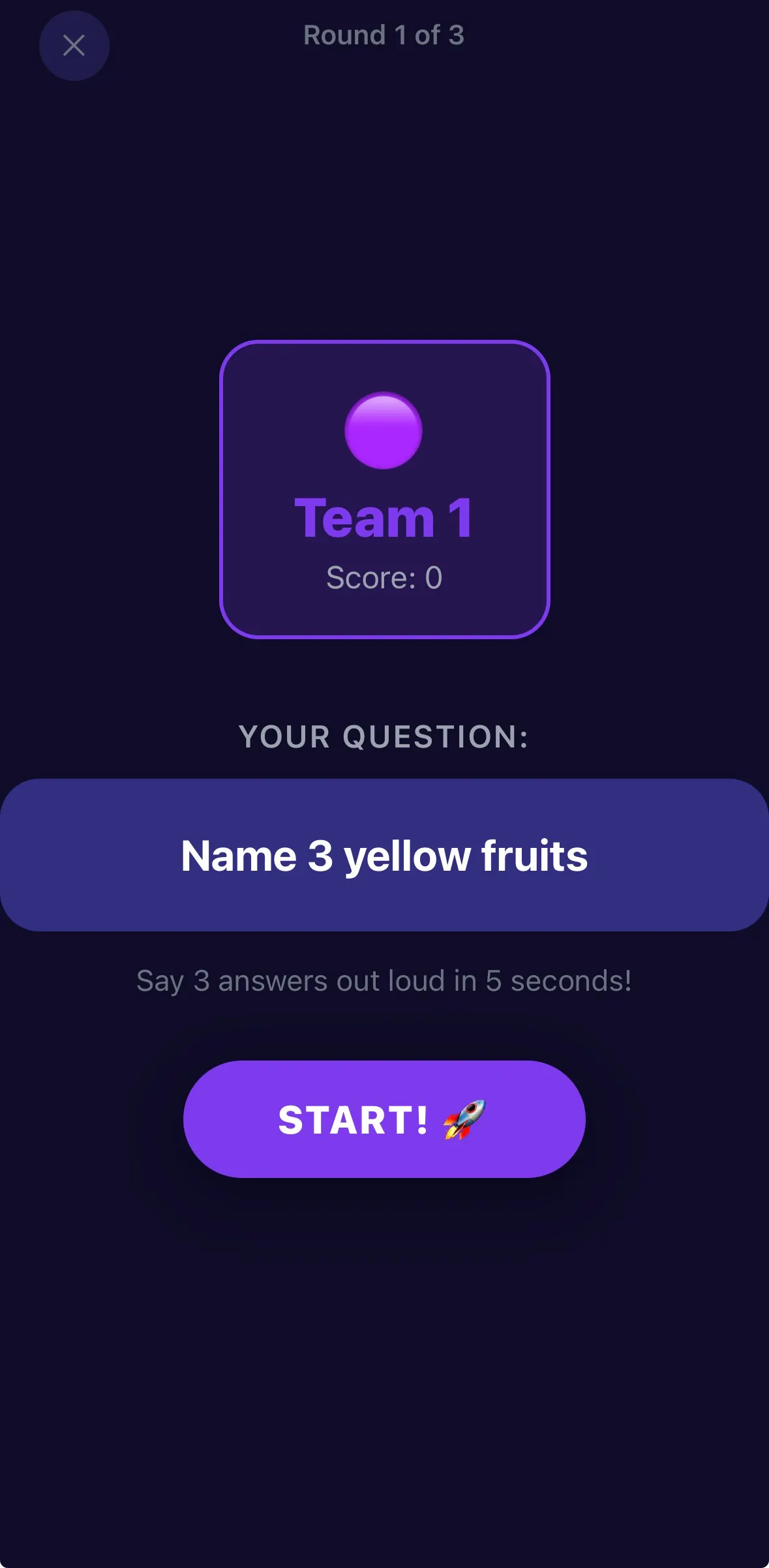 5 Seconds: Name 3 Things! gallery image