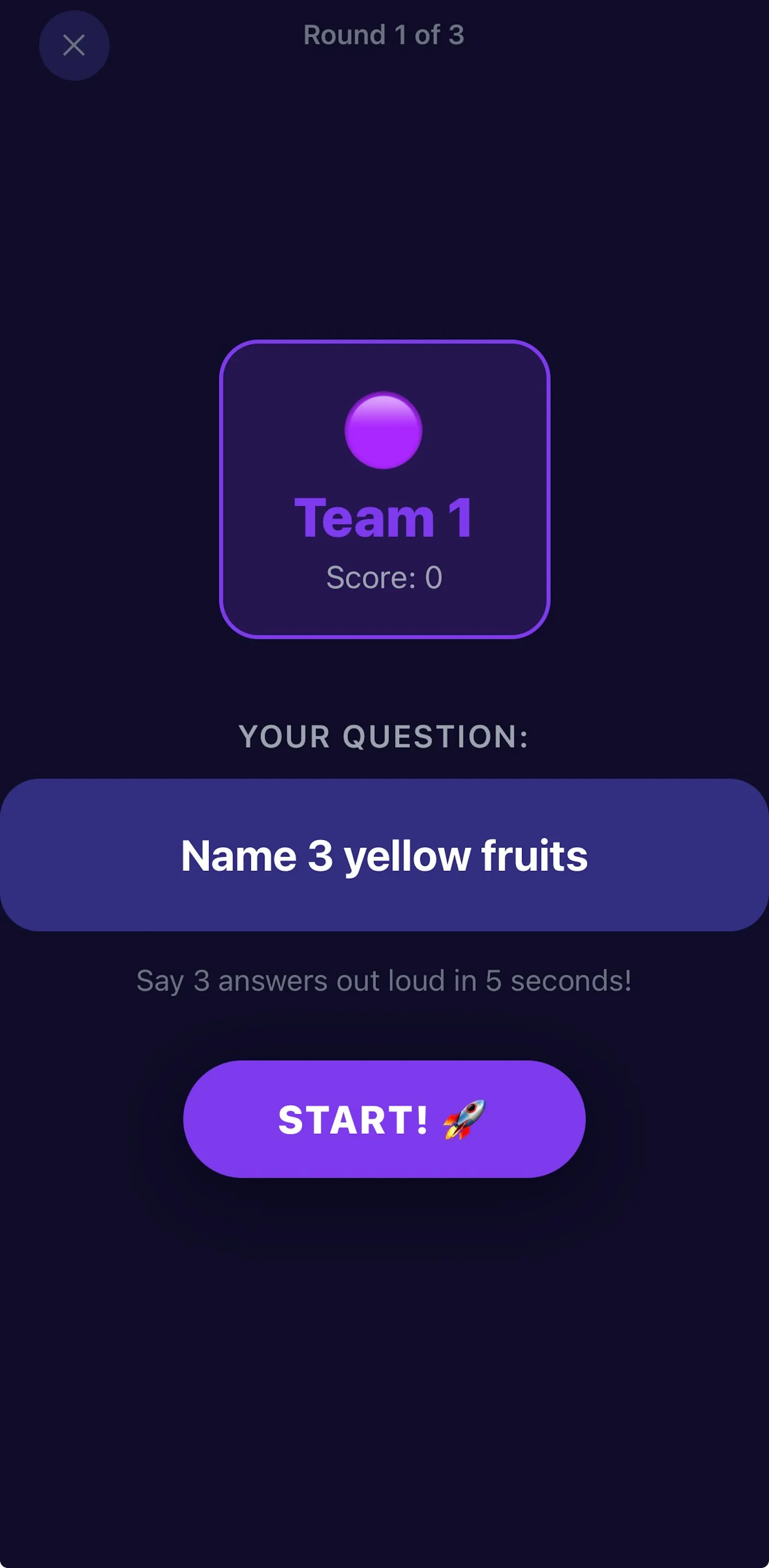 5 Seconds: Name 3 Things! screenshot 2