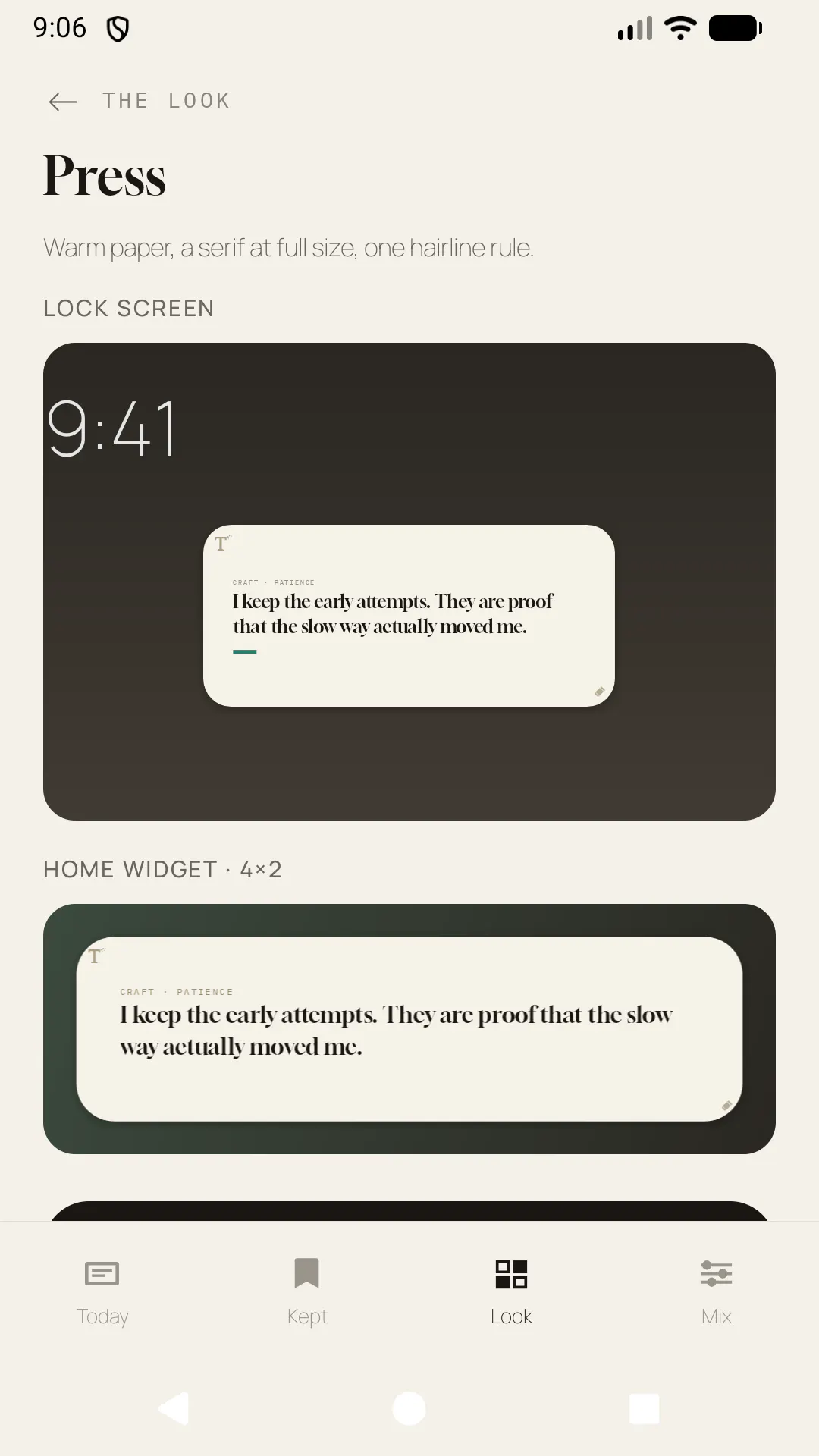 Tidbit — a little something each day screenshot