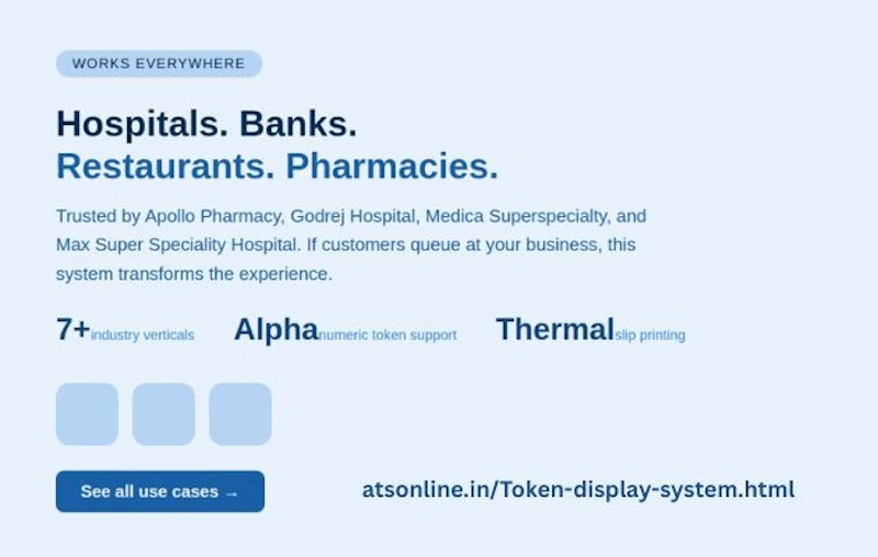 ATS Wireless Token Display System screenshot 4