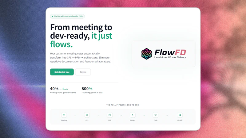 FlowFD screenshot 1