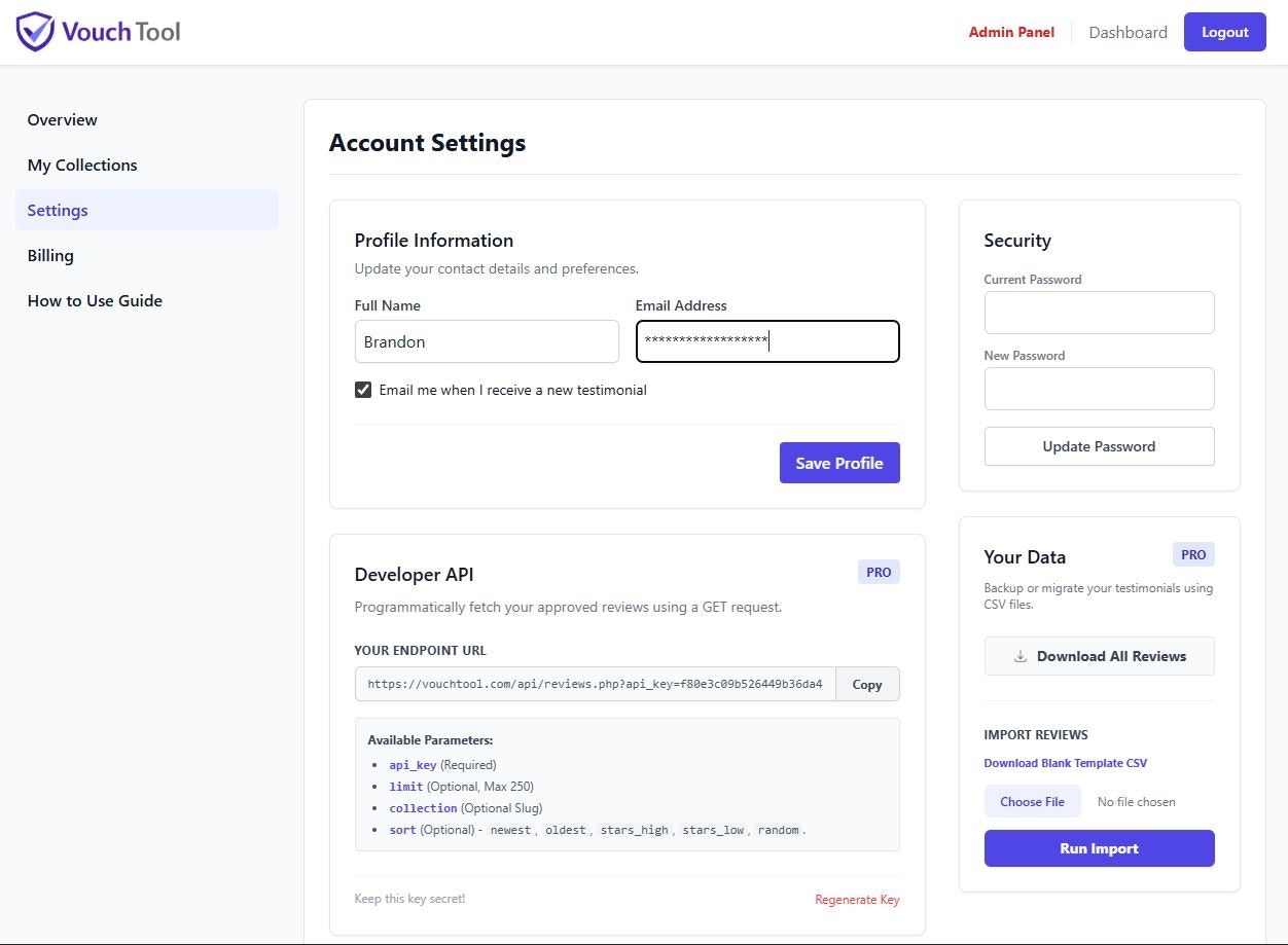Vouch Tool gallery image