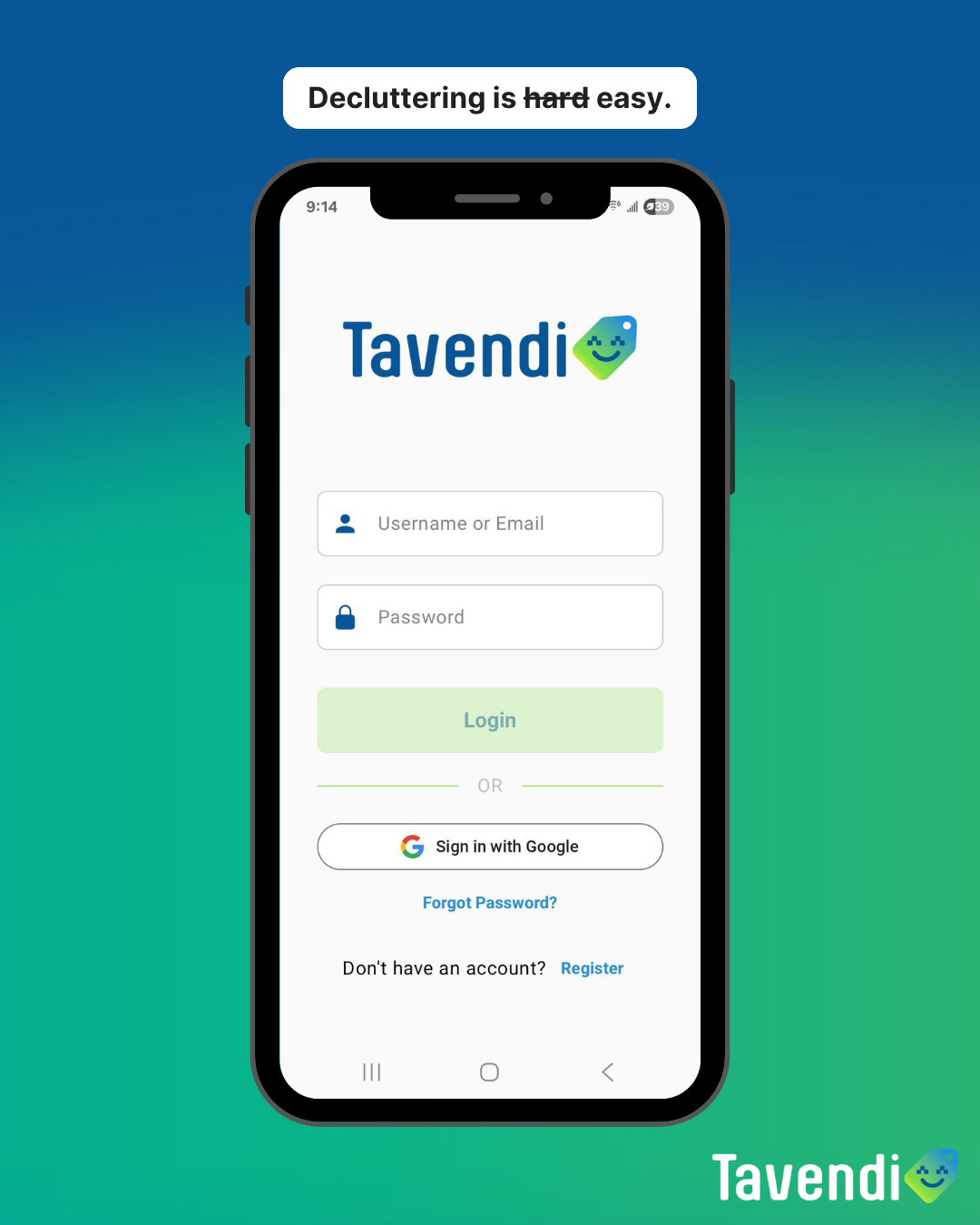 Tavendi - Main screenshot showing features and interface