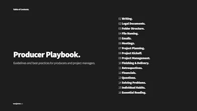 The Producer Playbook gallery image