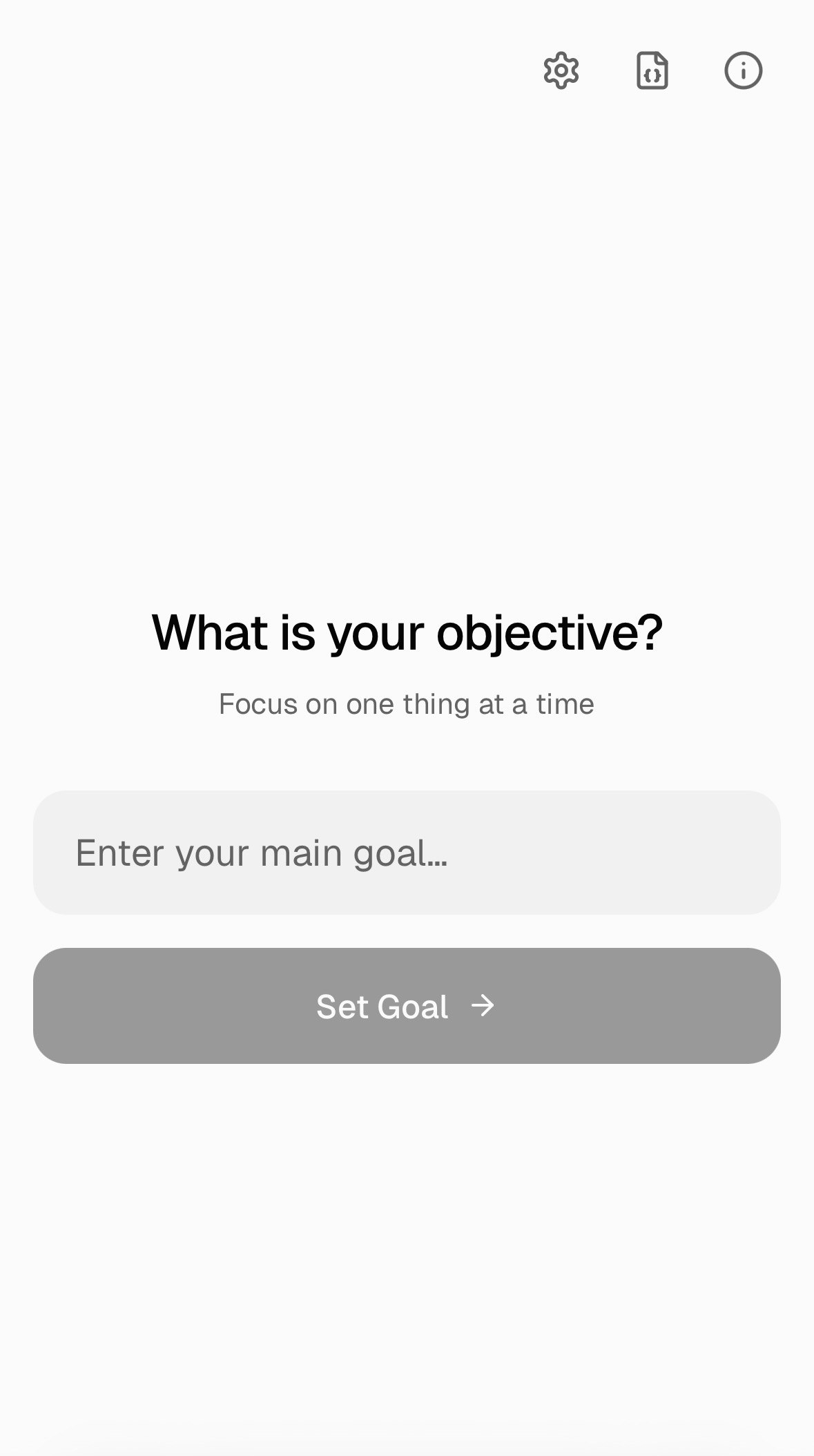 Minimal Goal Tracker - Screenshot 4 showing product features and functionality
