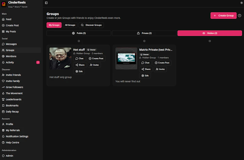 CinderReels.com screenshot 11