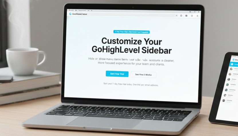 Customize Your GHL Sidebar (MenuGhost) - Screenshot 2 showing product features and functionality