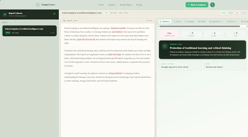 FrameFinder screenshot 2