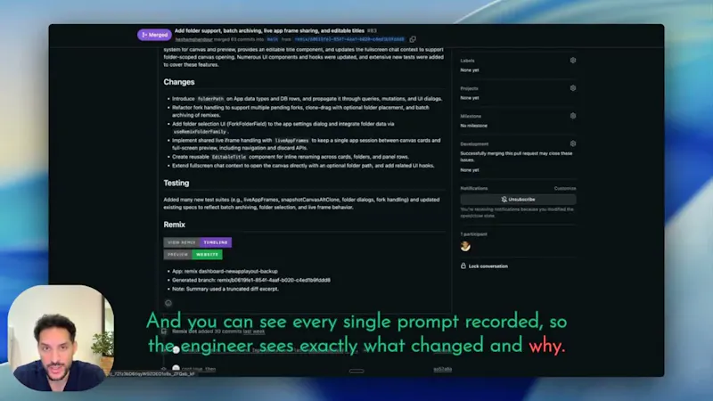 Remix screenshot 1 (video preview)