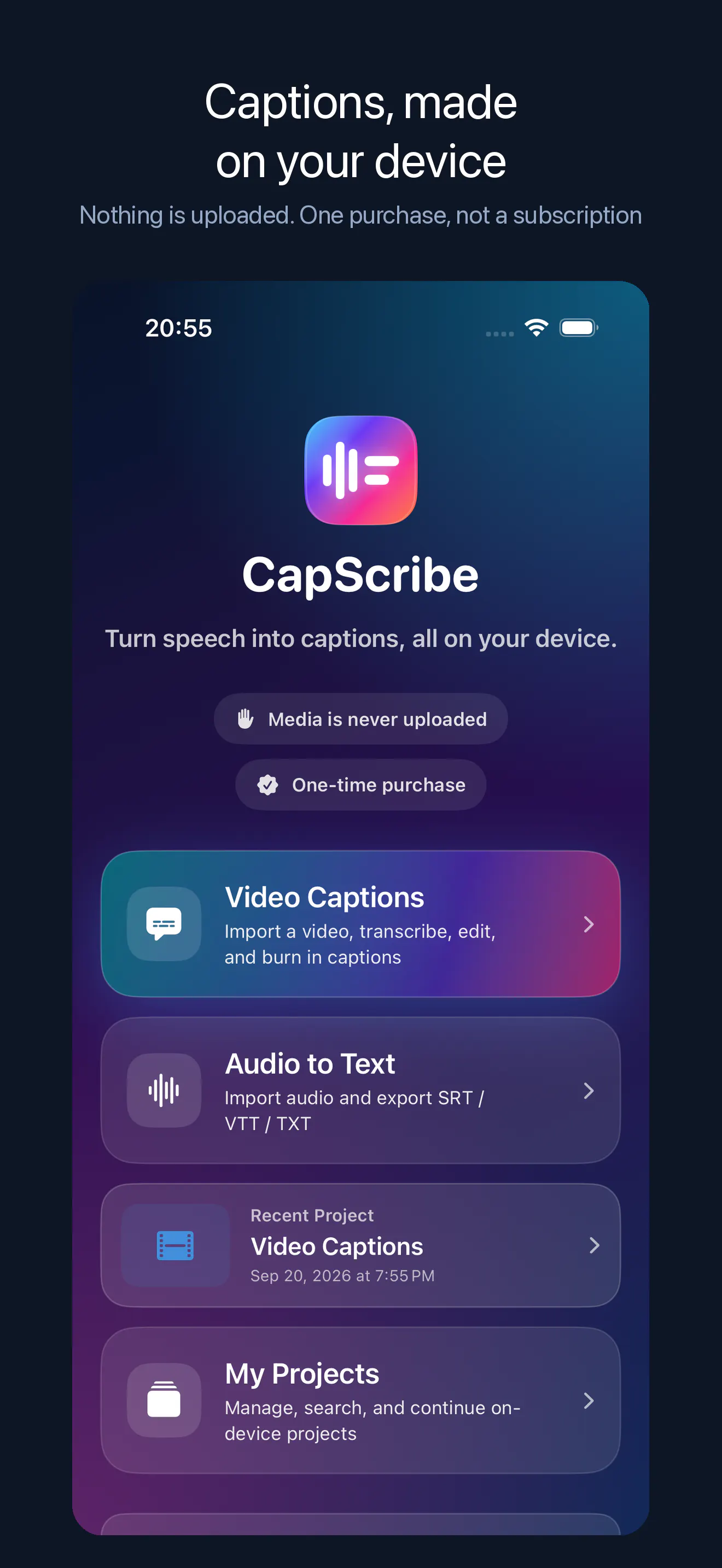 CapScribe gallery image