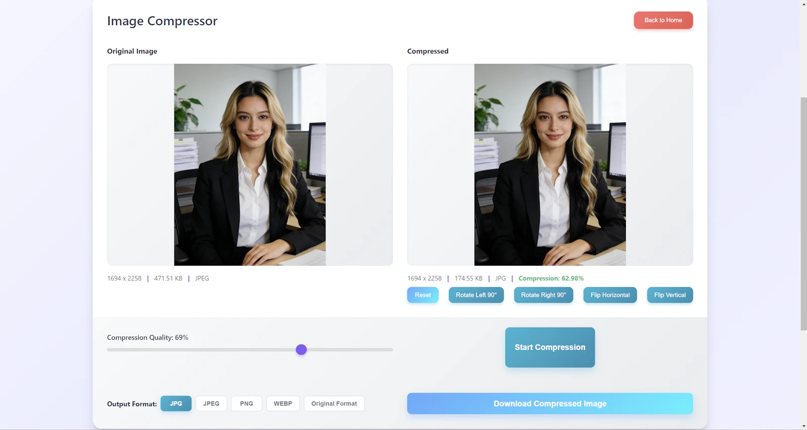 ImageCompressor.help screenshot 2