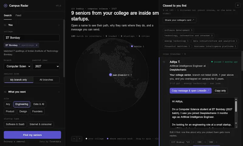 Campus Radar screenshot 4