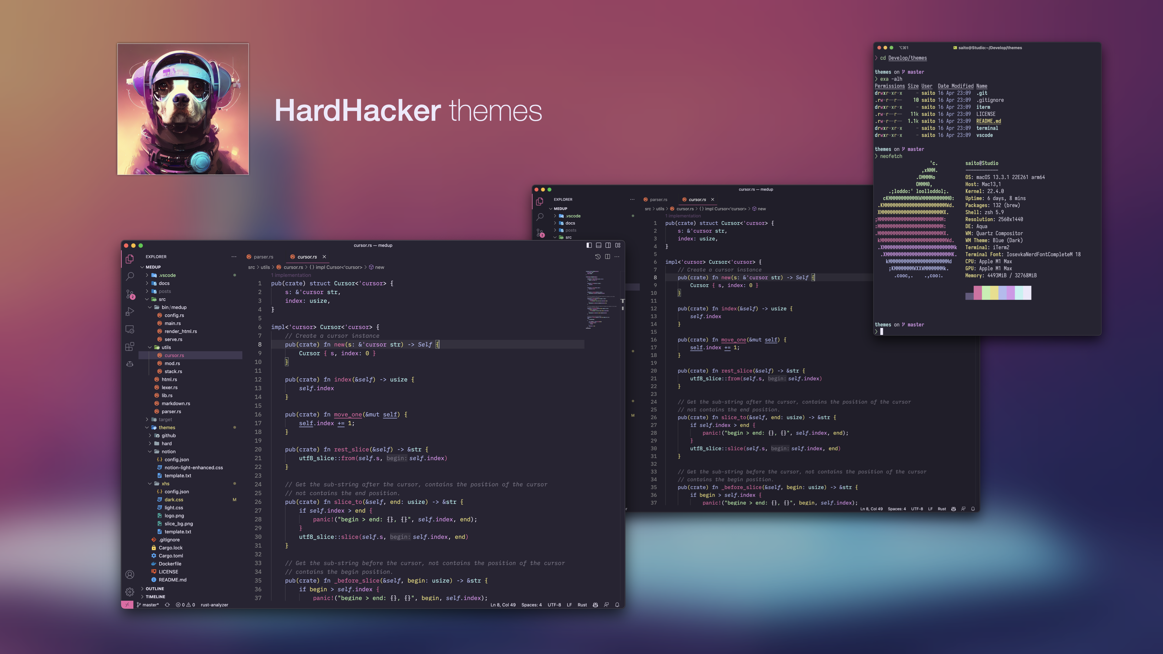 Tema hardhacker per molte app media 1