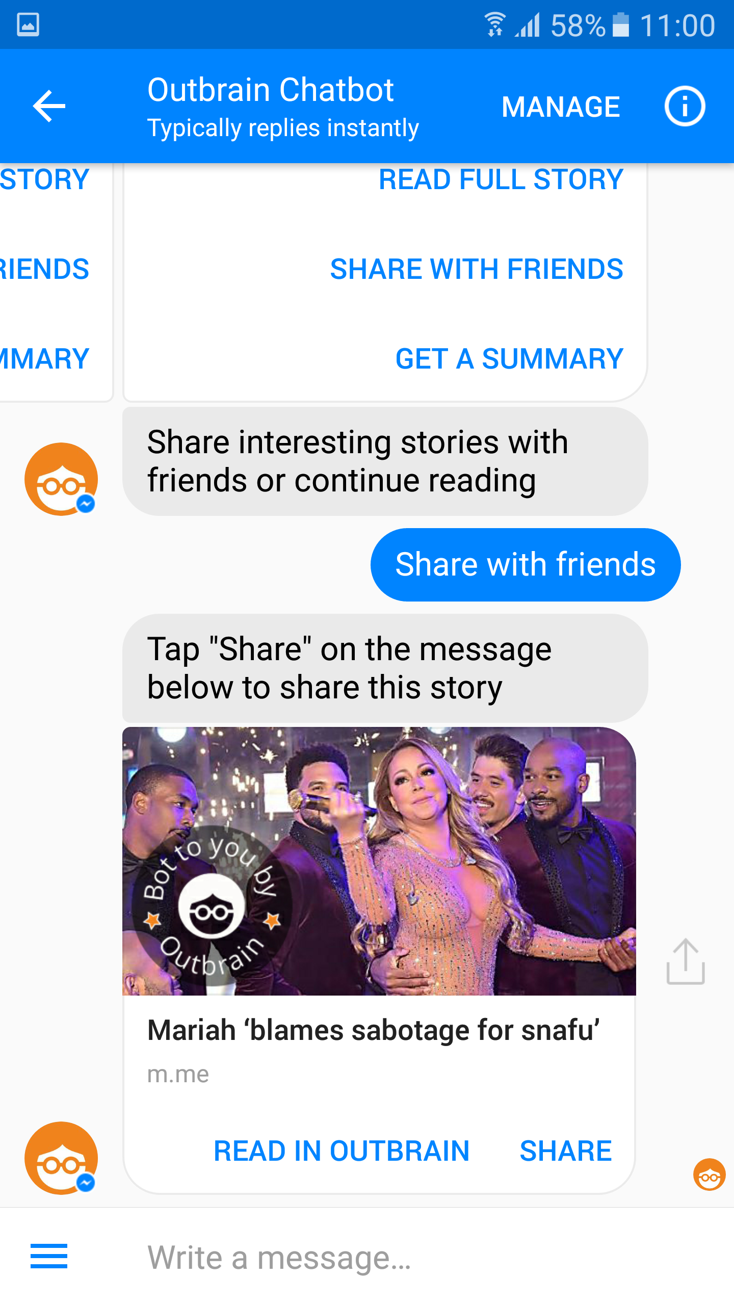 Outbrain News Bot gallery image