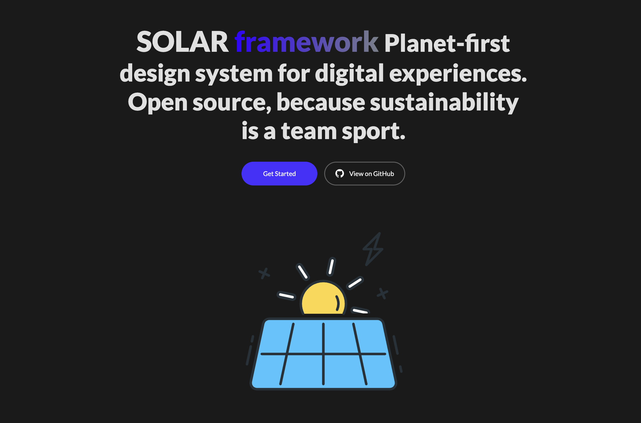 SOLAR Framework gallery image