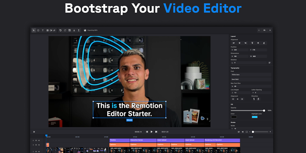 Remotion Editor Starter