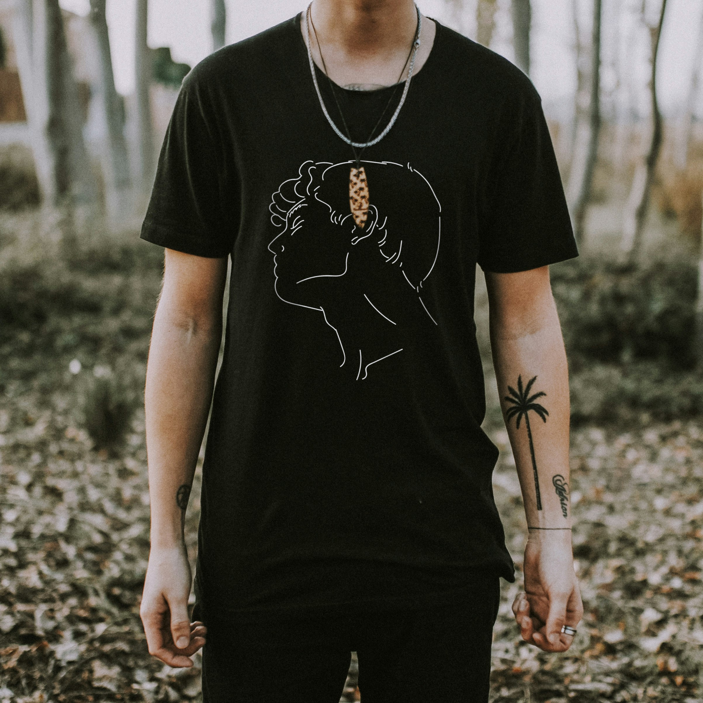 Minimalist line-art Tshirts gallery image