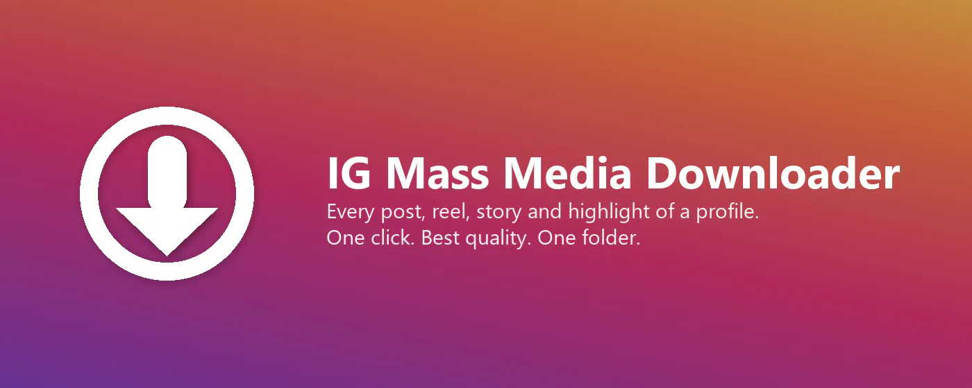 IG Mass Media Downloader gallery image