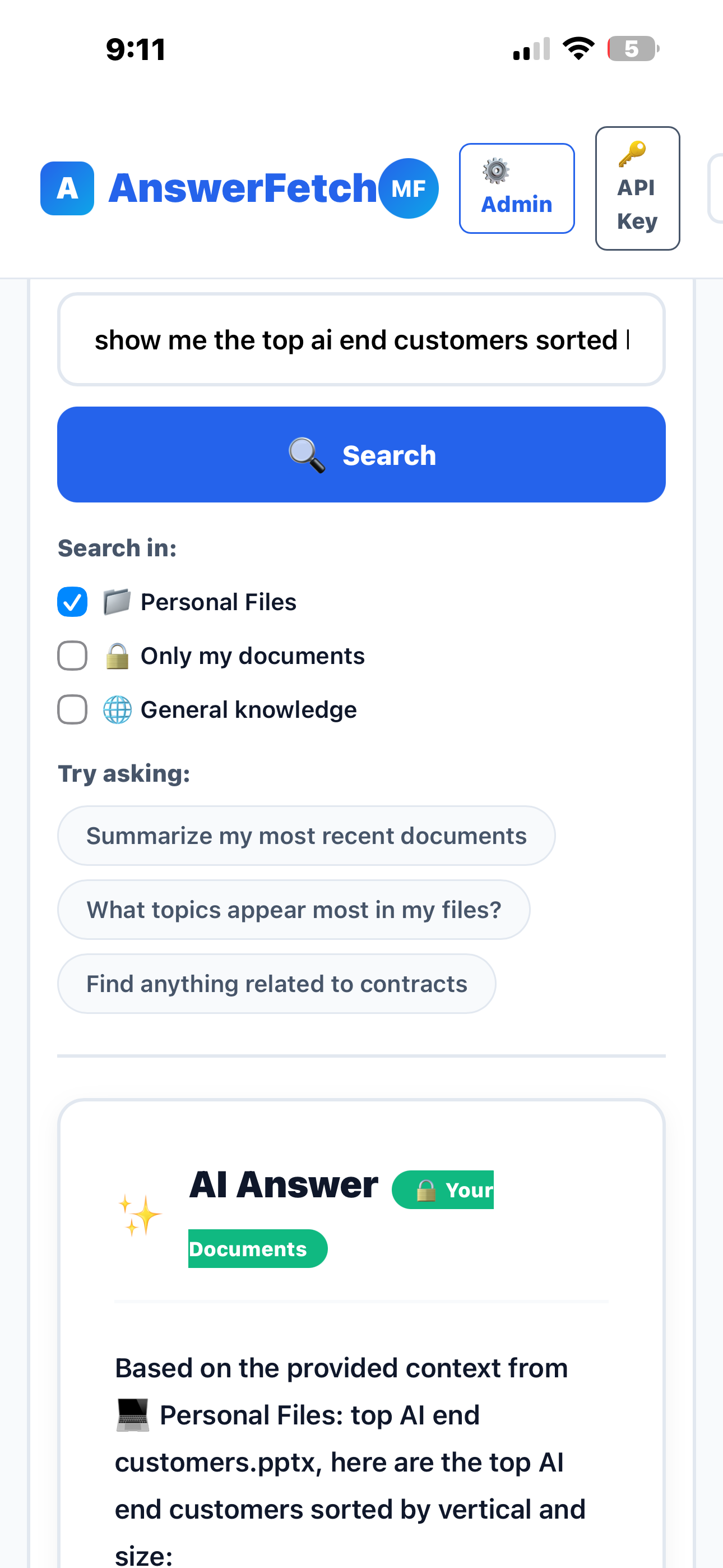 AnswerFetch gallery image