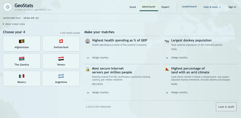 GeoStats screenshot 2