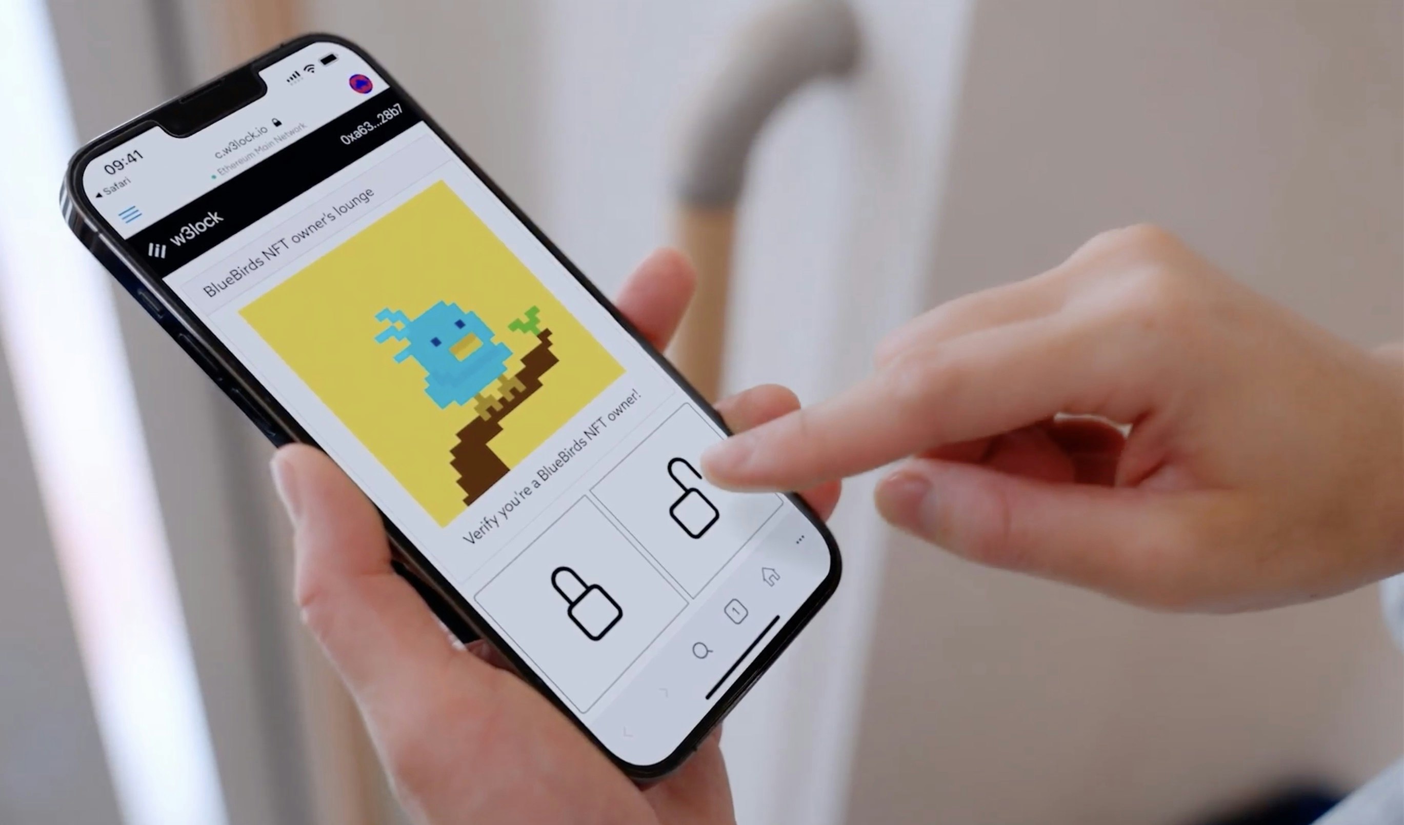 Media Wξlock - Sistem kunci pintar web3 yang menggunakan NFT sebagai kunci 3