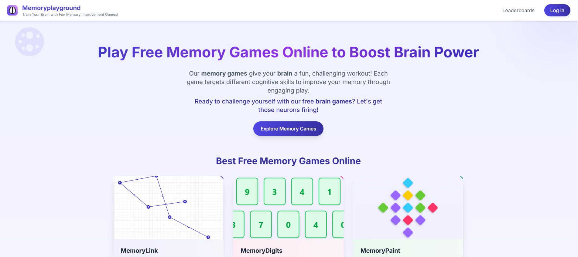 MemoryPlayground - Train je brein met leuke spellen! media 1