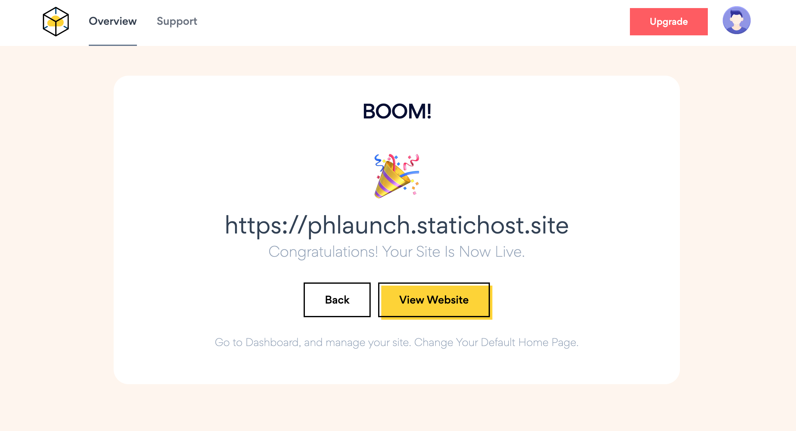 Statichost - 정적 웹 사이트를 호스팅하는 가장 쉬운 방법 미디어 3