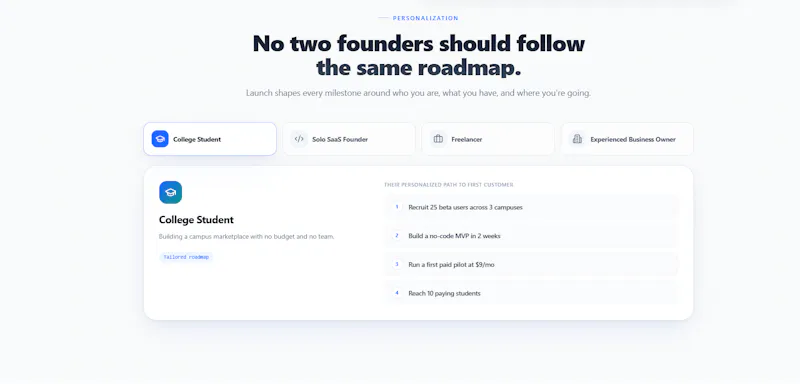 Launch screenshot 3