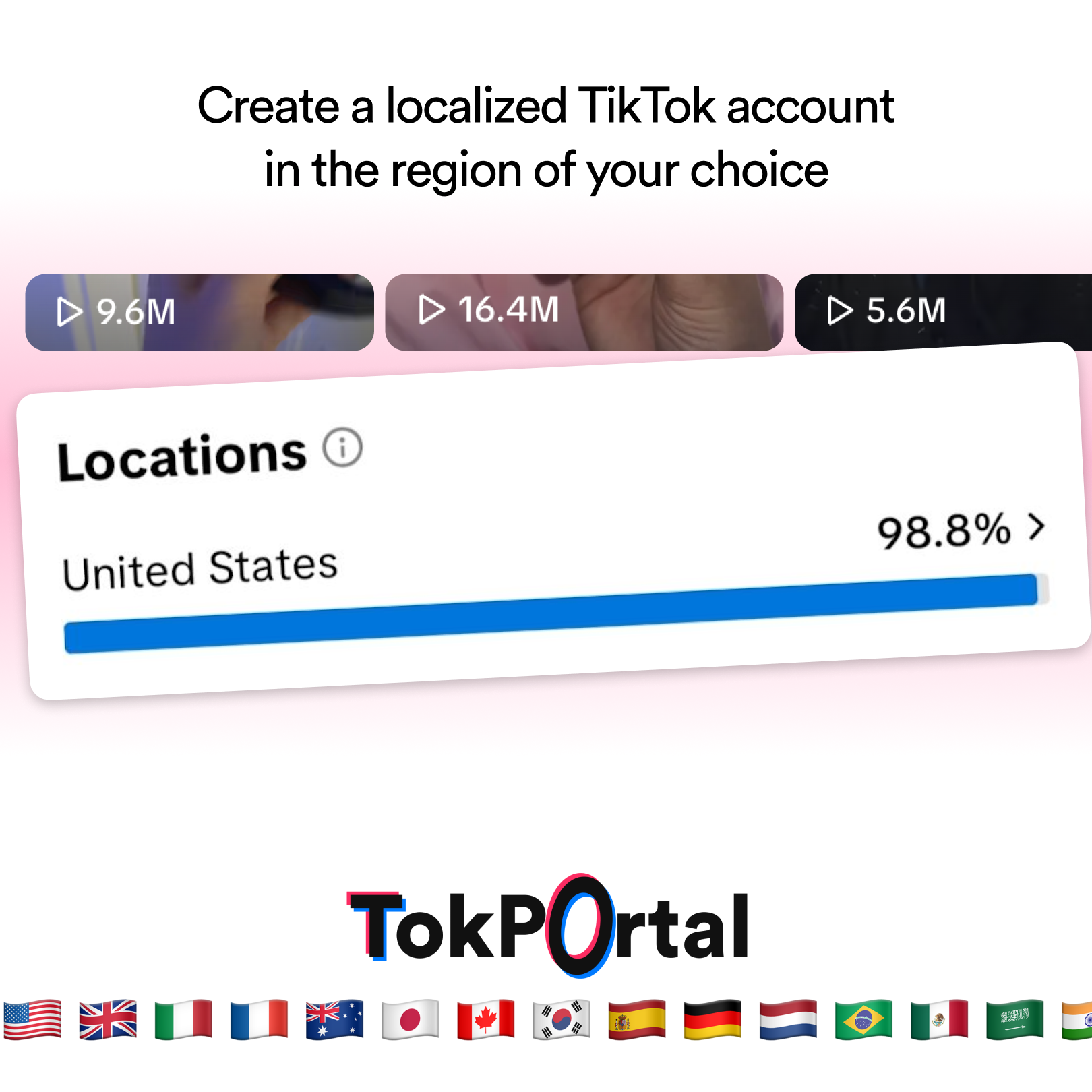 โทกพอร์ต - ซื้อและจัดการบัญชี Tiktok ของเรา |อุปกรณ์จริงไม่มี VPN media 2
