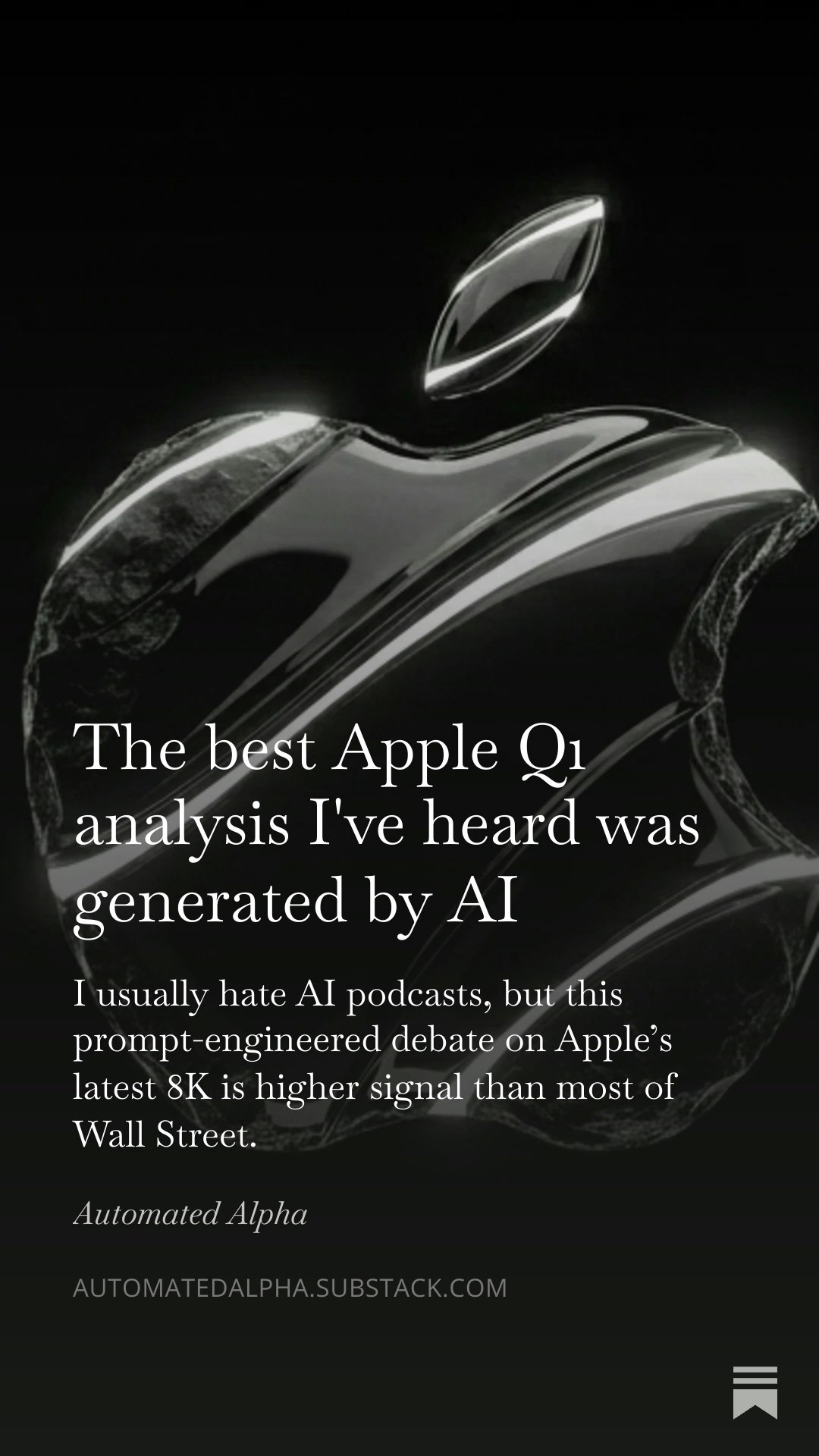 Automated Alpha - Screenshot 3 showing product features and functionality