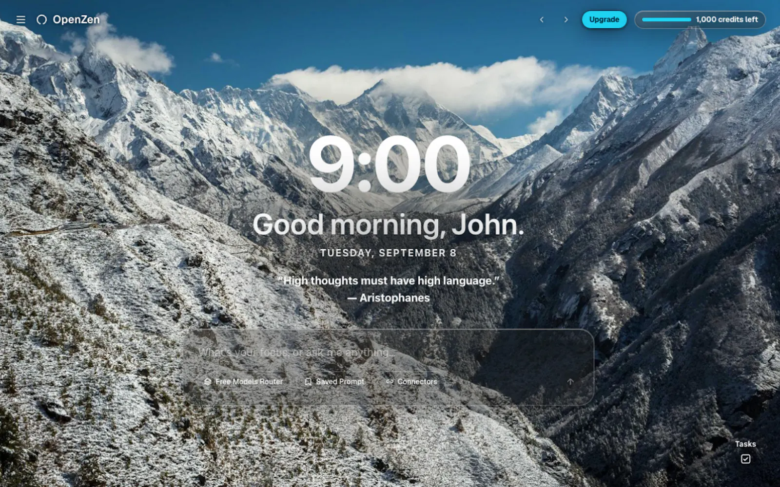 OpenZen screenshot 1